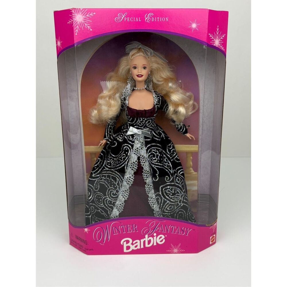 1996 Winter Fantasy Blonde Barbie Doll Special Edition Mattel NRFB